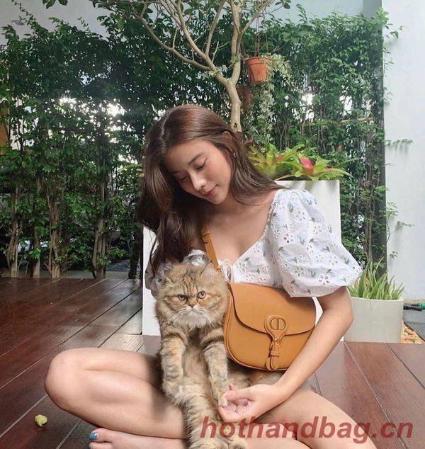 MEDIUM DIOR BOBBY BAG Box Calfskin M9319 Caramel MEDIUM DIOR BOBBY BAG Box Calfskin M9319 Caramel