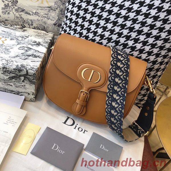 MEDIUM DIOR BOBBY BAG Box Calfskin M9319 Caramel MEDIUM DIOR BOBBY BAG Box Calfskin M9319 Caramel