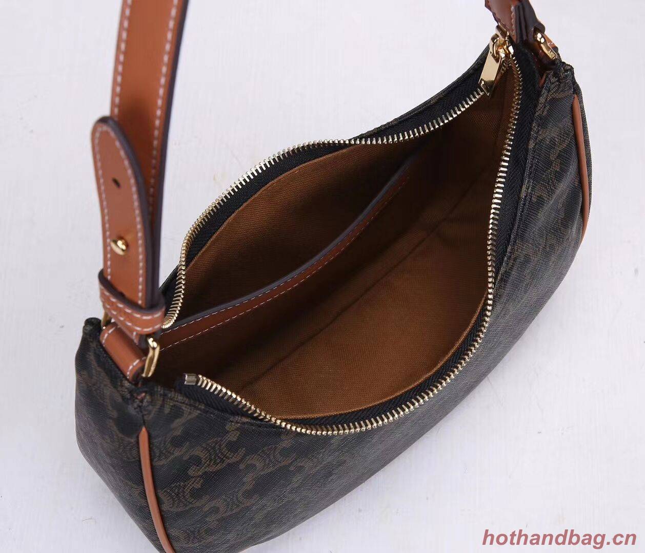 CELINE AVA BAG IN TRIOMPHE CANVAS CL93953 TAN CELINE AVA BAG IN TRIOMPHE CANVAS CL93953 TAN