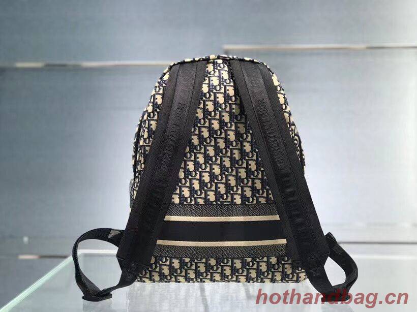 Dior original canvas knapsack CR2025 blue Dior original canvas knapsack CR2025 blue