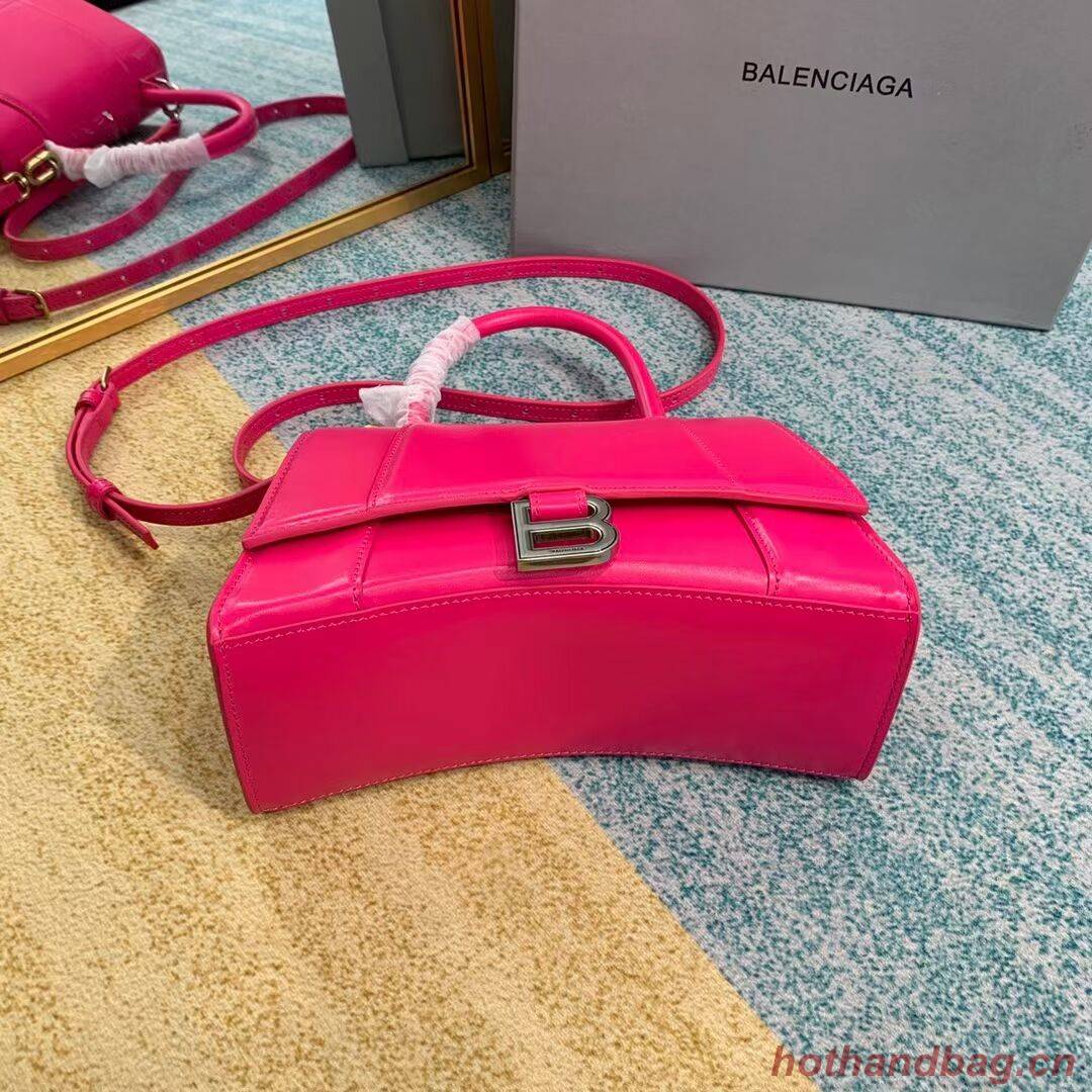 Balenciaga HOURGLASS SMALL TOP HANDLE BAG B108895-1 neon pink Balenciaga HOURGLASS SMALL TOP HANDLE BAG B108895-1 neon pink