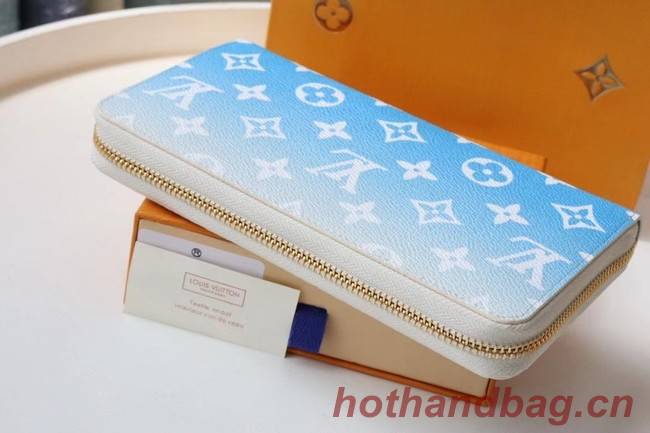 Louis Vuitton ZIPPY WALLET M80361 blue