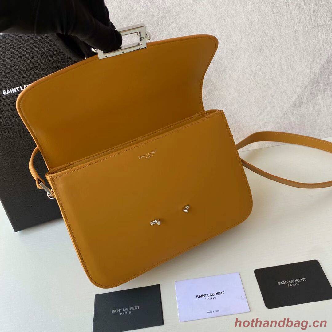 Yves Saint Laurent Calf leather cross-body bag Y357624 MUSTARD Yves Saint Laurent Calf leather cross-body bag Y357624 MUSTARD