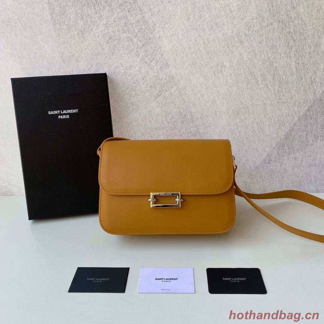 Yves Saint Laurent Calf leather cross-body bag Y357624 MUSTARD Yves Saint Laurent Calf leather cross-body bag Y357624 MUSTARD