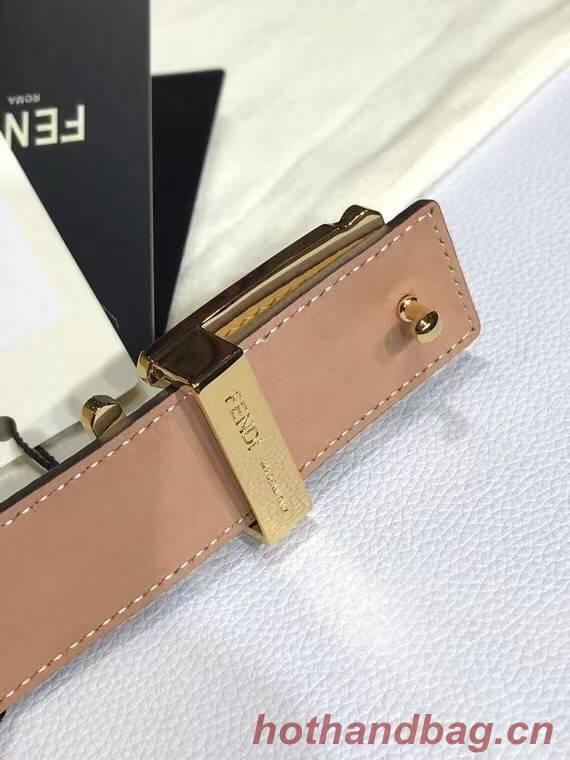 Fendi Leather Belt F2372 30mm