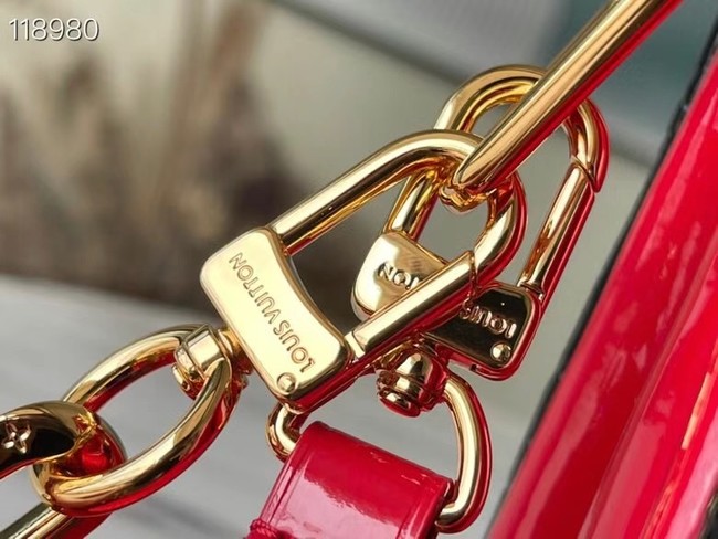 Louis Vuitton Monogram Vernis COUSSIN PM M57793 black