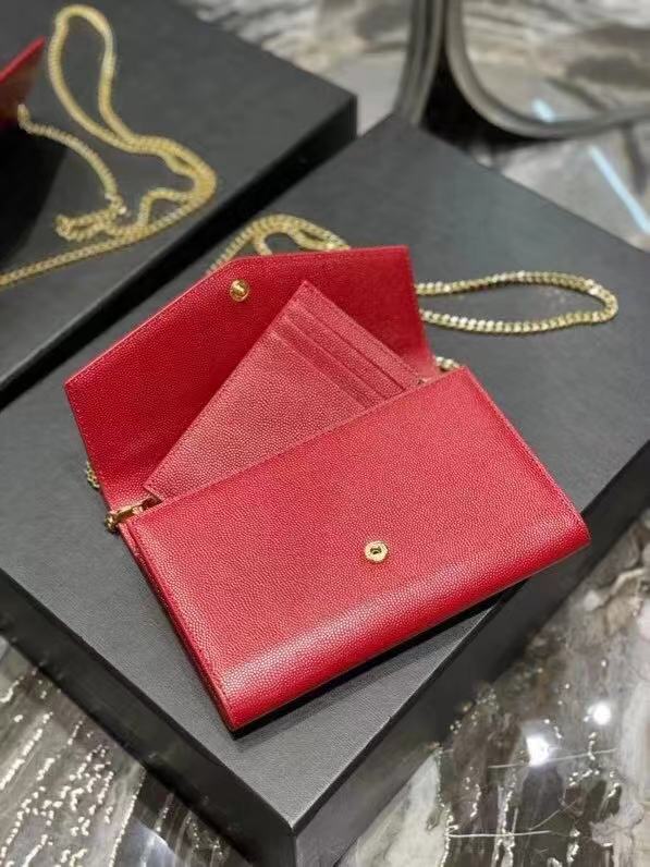 Yves Saint Laurent Calf leather cross-body bag Y707788 red Yves Saint Laurent Calf leather cross-body bag Y707788 red