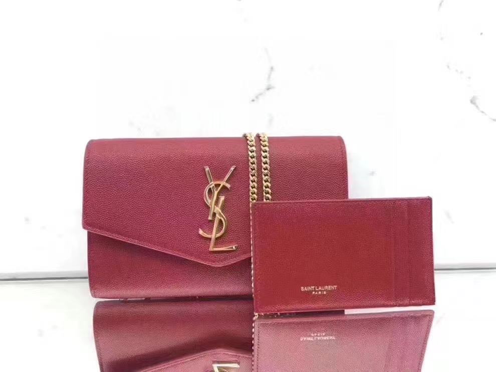 Yves Saint Laurent Calf leather cross-body bag Y707788 red Yves Saint Laurent Calf leather cross-body bag Y707788 red