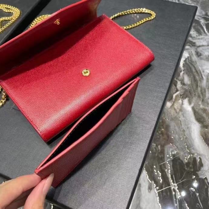 Yves Saint Laurent Calf leather cross-body bag Y707788 red Yves Saint Laurent Calf leather cross-body bag Y707788 red