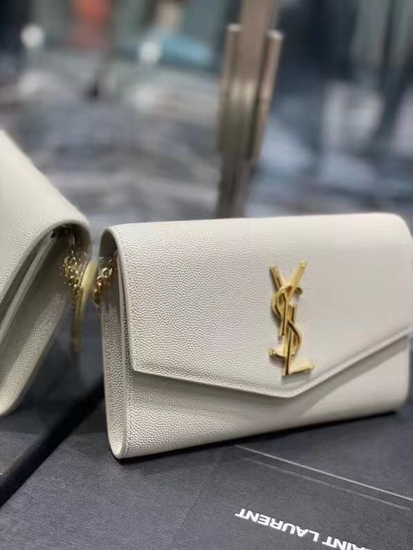 Yves Saint Laurent Calf leather cross-body bag Y707788 white Yves Saint Laurent Calf leather cross-body bag Y707788 white