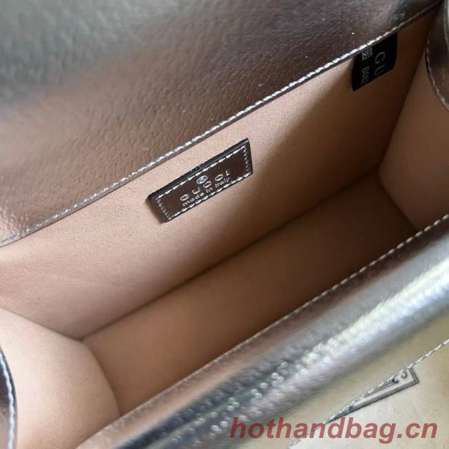 Gucci Dionysus lame mini bag 421970 Silver