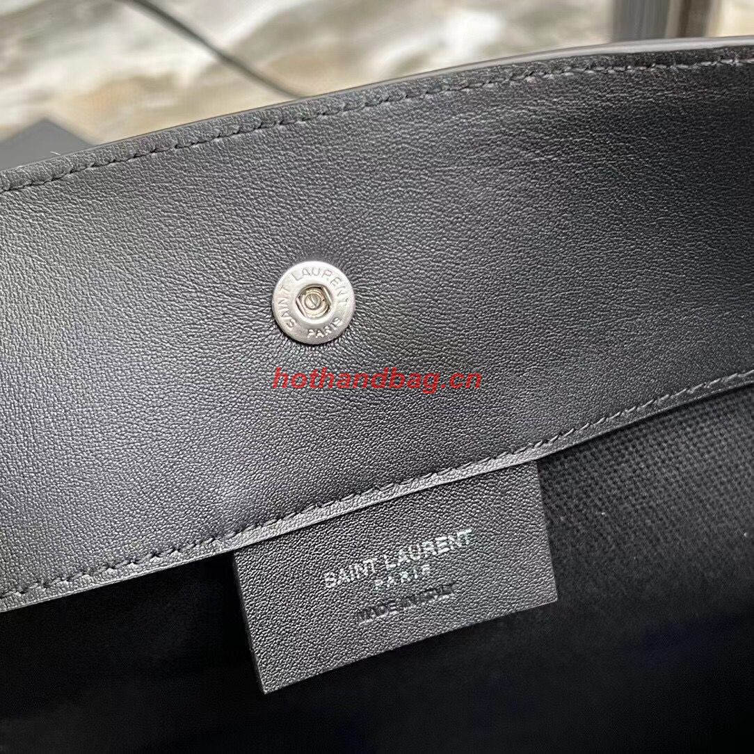 SAINT LAUREN RIVE GAUCHE BUCKET BAG IN SMOOTH LEATHER Y689299A black SAINT LAUREN RIVE GAUCHE BUCKET BAG IN SMOOTH LEATHER Y689299A black