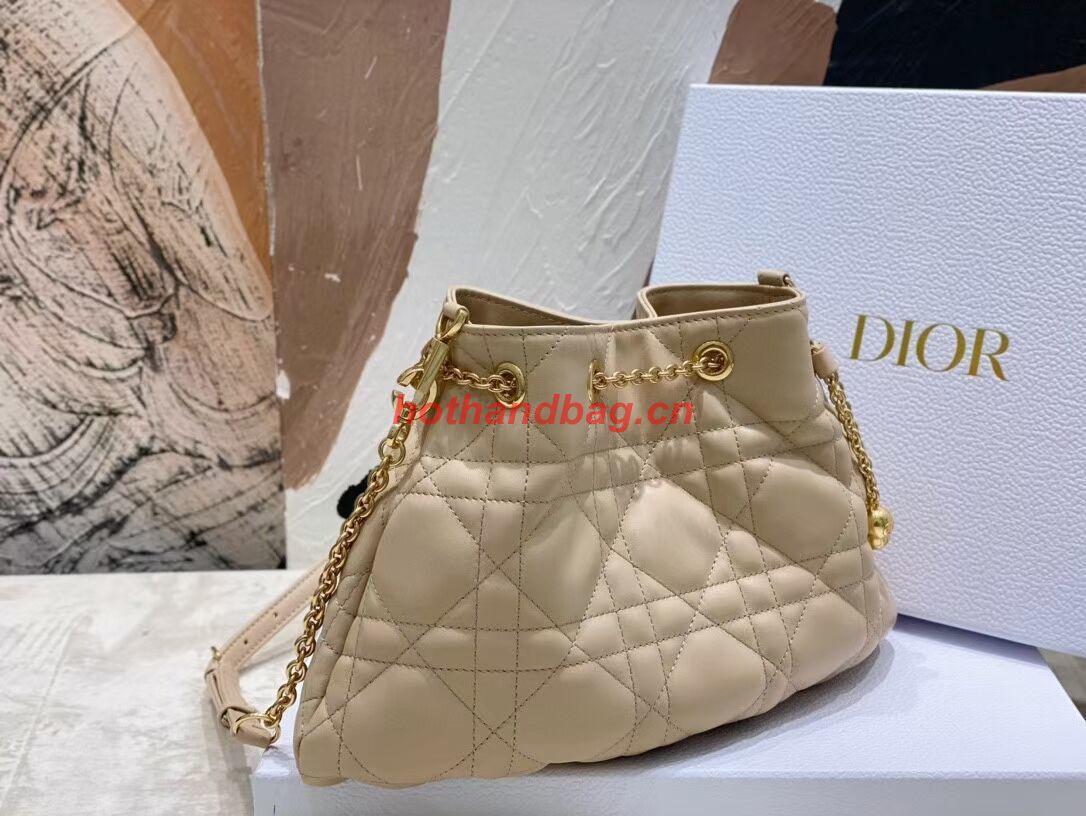 MEDIUM DIOR AMMI BAG Sand Pink Supple Macrocannage Lambskin M22566F MEDIUM DIOR AMMI BAG Sand Pink Supple Macrocannage Lambskin M22566F