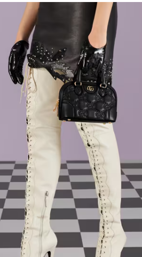 GUCCI GG MATELASSE HANDBAG 727793 black GUCCI GG MATELASSE HANDBAG 727793 black