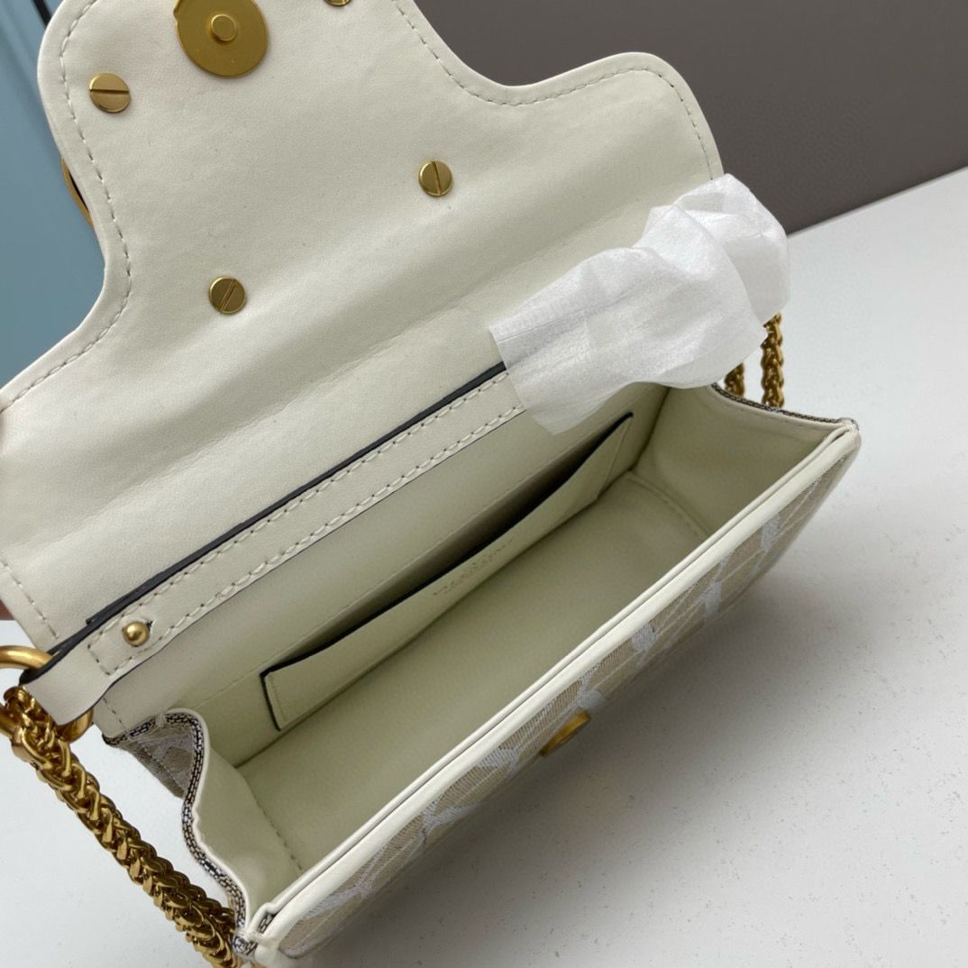 VALENTINO V logo MINI LOCO Garavani Bags 5102 Khaki VALENTINO V logo MINI LOCO Garavani Bags 5102 Khaki