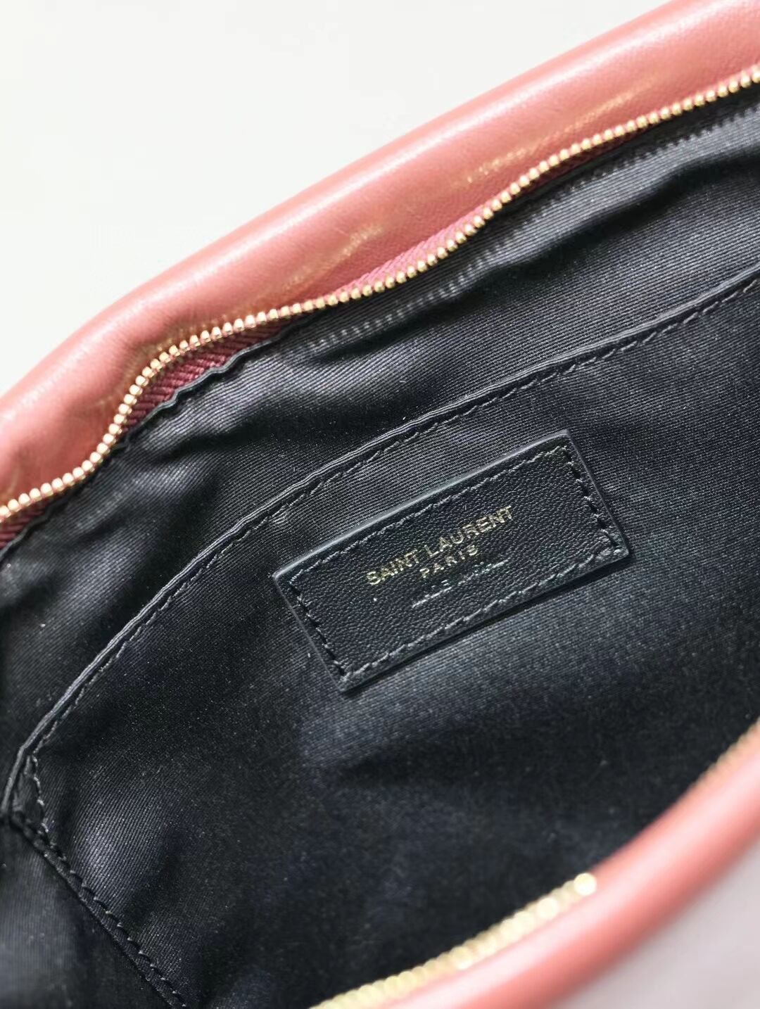 SAINT LAURENT CALYPSO LARGE POUCH IN LAMBSKIN 778943 ROUGE MERLOT SAINT LAURENT CALYPSO LARGE POUCH IN LAMBSKIN 778943 ROUGE MERLOT