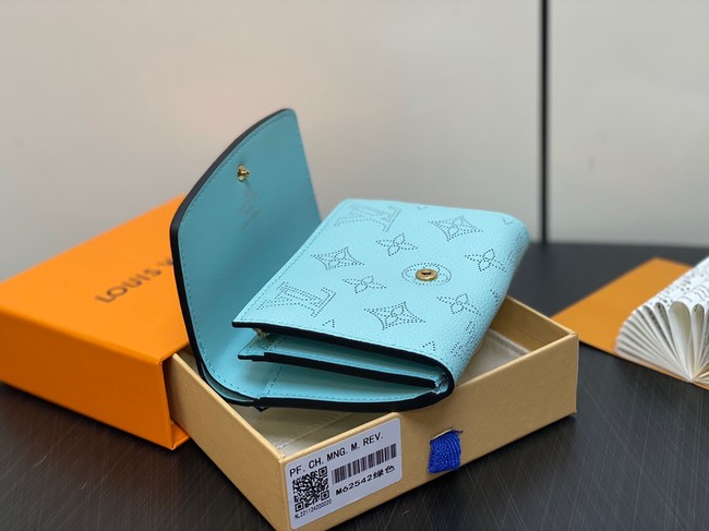 Louis Vuitton Iris Compact Wallet M62542 blue