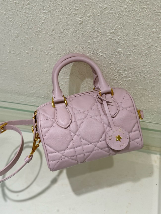 Dior Groove 20 Bag Dusty Macrocannage Calfskin M1364UBO pink