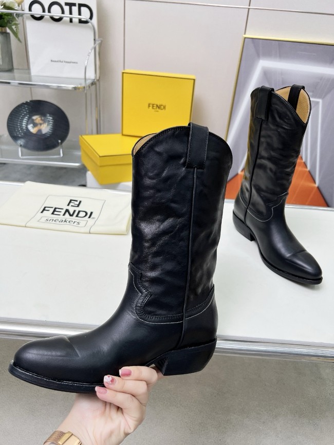 Fendi WOMENS HIGH BOOTS Lambskin 55256-2