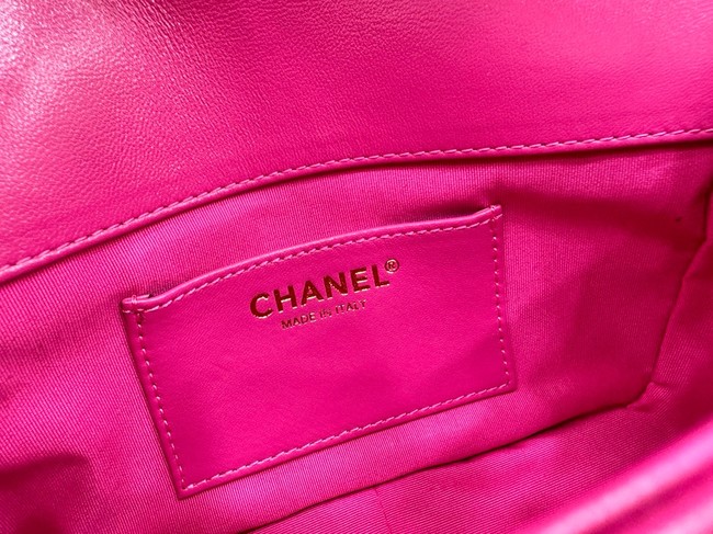 Chanel MINI 2.55 HANDBAG Lambskin & Gold-Tone Metal AS5027 rose