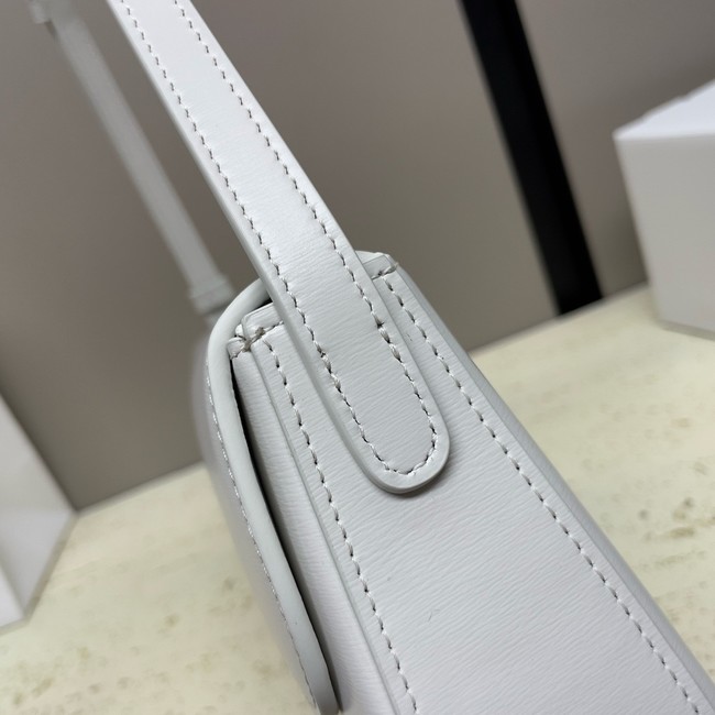 Celine MEDIUM CELINE LOLA BAG IN SHINY CALFSKIN 115533 WHITE