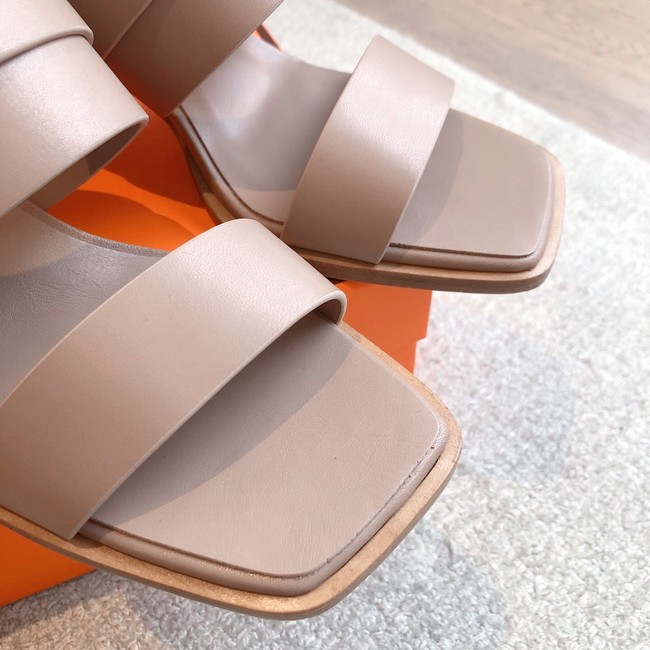 Hermes WOMENS SANDAL Heel 6.5CM 55861-1