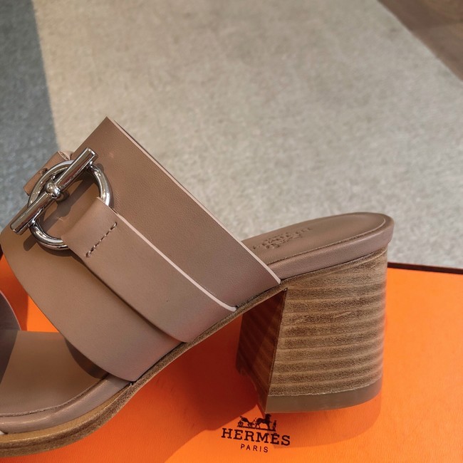 Hermes WOMENS SANDAL Heel 6.5CM 55861-1
