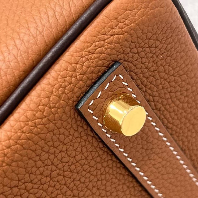 Hermes Birkin Tote Bag Original Togo Leather 6635 camel&coffce