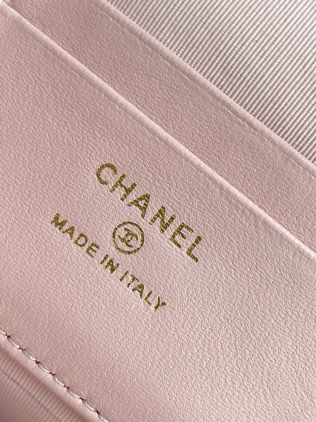 Chanel CLUTCH WITH CHAIN AP4531 light pink