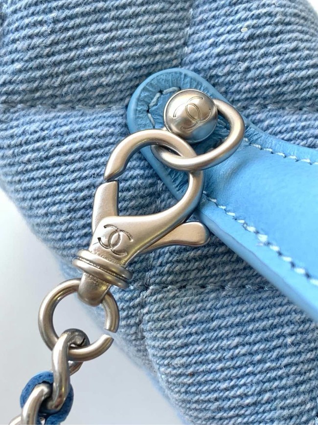 Chanel CLUTCH WITH CHAIN Denim AP4407-2 blue