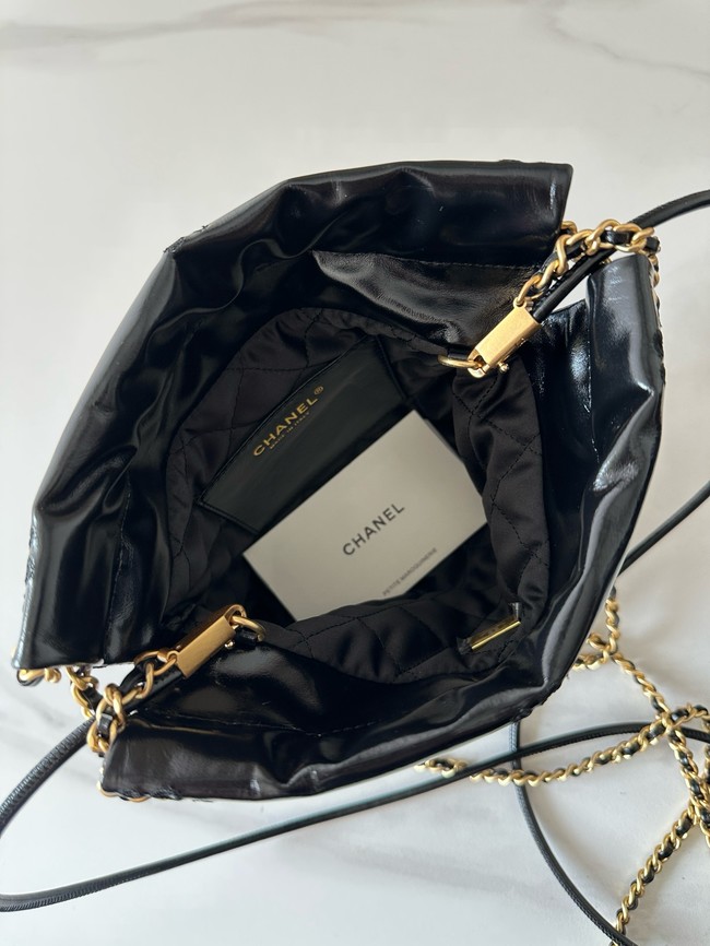 CHANEL 22 SMALL HANDBAG AS3980 black