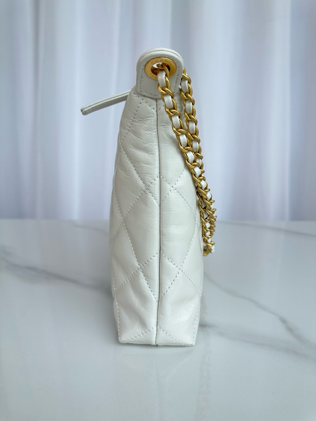 Chanel Medium HOBO BAG AS5498 white