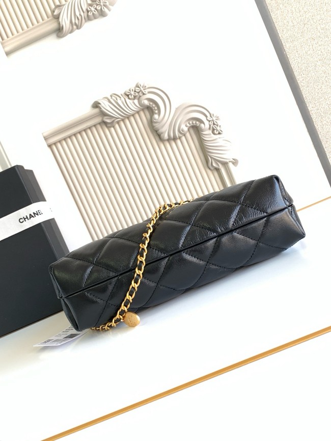 Chanel small HOBO BAG AS5528 black