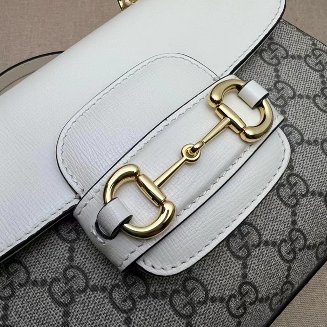 GUCCI HORSEBIT 1955 MINI BAG 703848 white