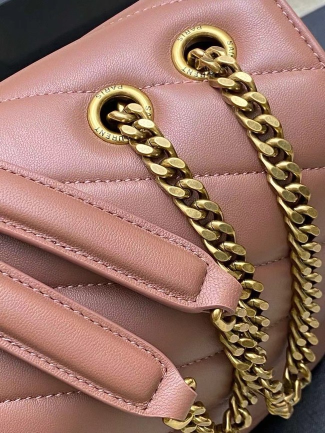 SAINT LAURENT LOULOU MEDIUM IN MATELASSE LAMBSKIN 801439 HORTENSIA