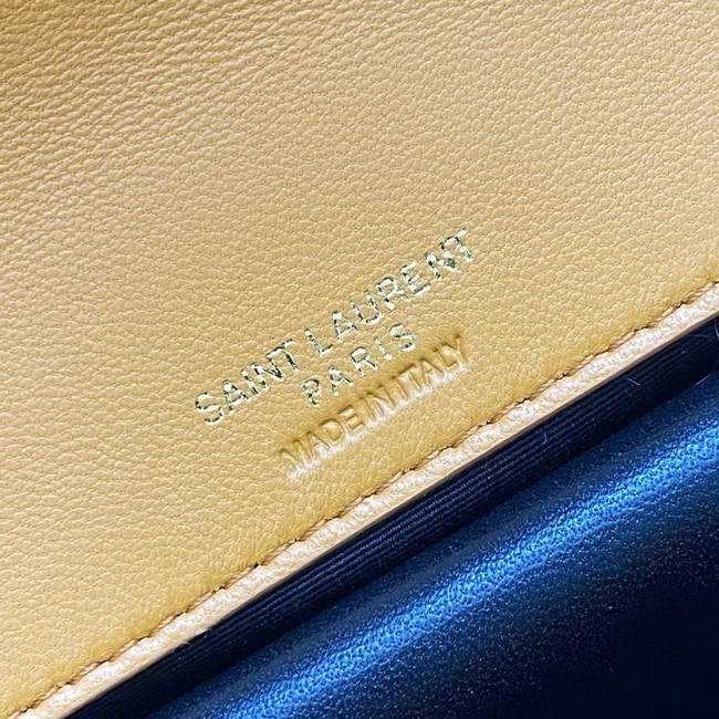 SAINT LAURENT LOULOU MINI IN LAMBSKIN 821749 yellow