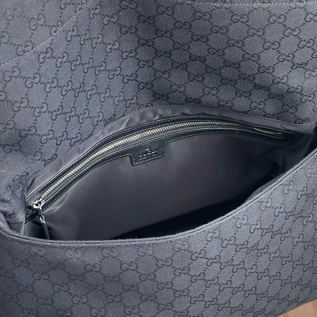 GUCCI GG CANVAS LARGE CROSSBODY BAG 821616 black