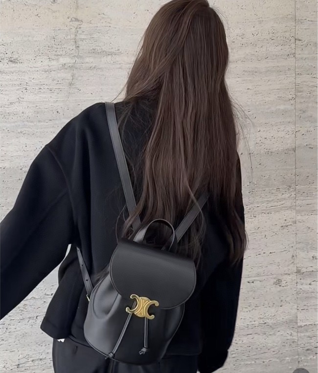 Celine BACKPACK CELINE BONNIE IN SMOOTH CALFSKIN 118703 black