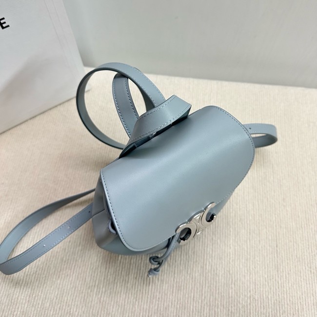 Celine BACKPACK CELINE BONNIE IN SMOOTH CALFSKIN 118703 light blue