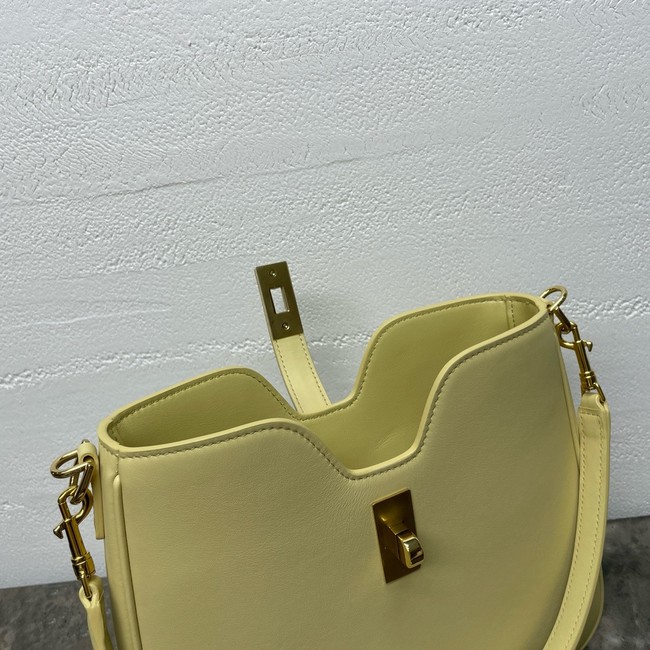 Celine SMALL CAMILLE 16 SOFT BAG IN SMOOTH CALFSKIN 120693 SPRING YELLOW