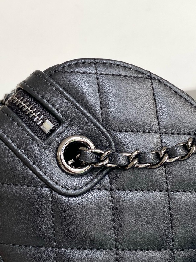 Chanel CLUTCH WITH CHAIN AP4474 Black&Black-Tone Metal 