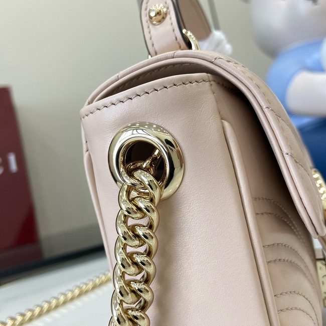 GUCCI GG MARMONT MINI TOP HANDLE BAG 811238 PINK