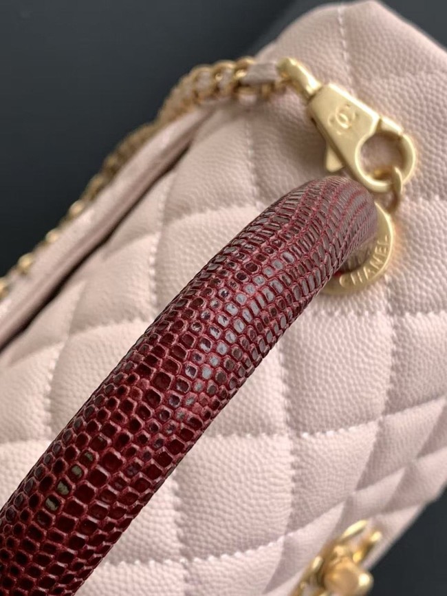 Chanel FLAP BAG WITH TOP HANDLE AS92990-1