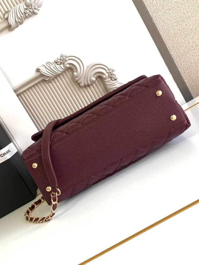 Chanel LARGE FLAP BAG WITH TOP HANDLE 92991-7