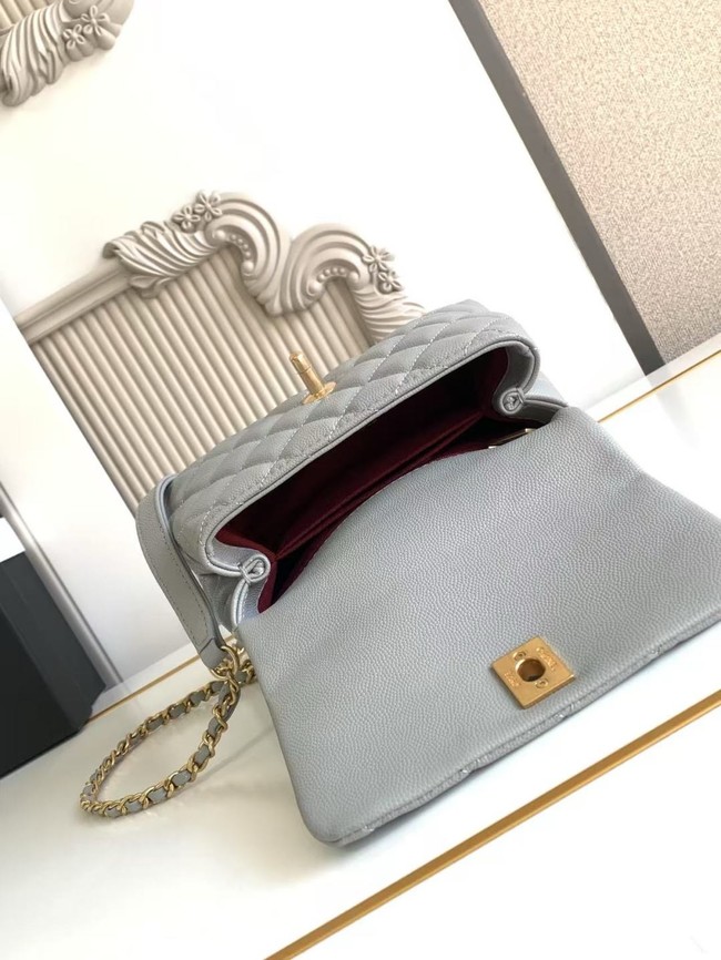 Chanel MINI FLAP BAG WITH TOP HANDLE AS2215-10