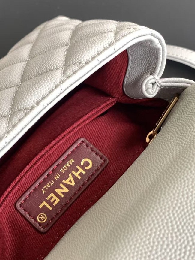 Chanel MINI FLAP BAG WITH TOP HANDLE AS2215-10
