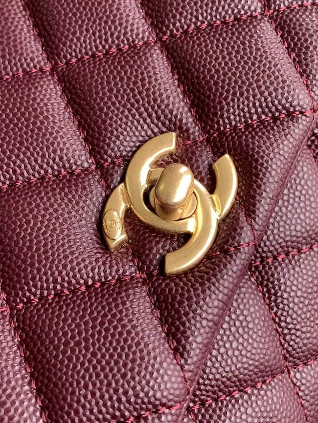 Chanel MINI FLAP BAG WITH TOP HANDLE AS2215-8