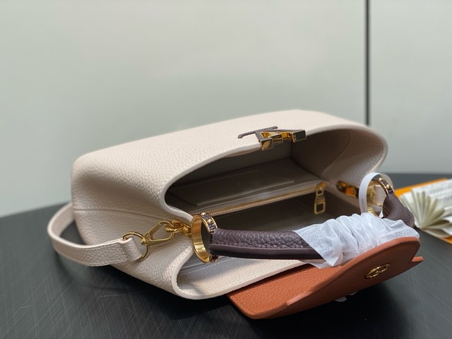 Louis Vuitton Capucines BB M12345 Galet& Tan & Chocolate