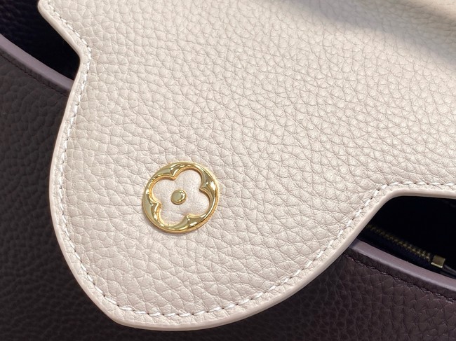 Louis Vuitton Capucines MM M12952 Chocolate & Quartz & Tan