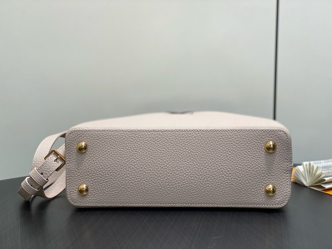 Louis Vuitton Capucines MM M12956 Galet& Tan & Chocolate